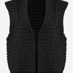 ärmellose strickweste damen