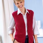 ärmellose strickweste damen