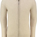 beige strickjacke