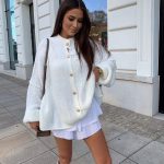 cardigan weiß