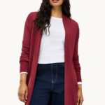 damen strickjacke lang