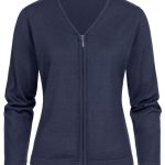 dunkelblaue strickjacke damen