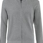 graue strickjacke