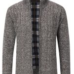 herren strickjacke mit reißverschluss
