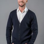 herren strickjacke mit reißverschluss