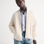 herren strickjacke mit reißverschluss