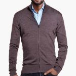 herren strickjacke mit reißverschluss