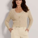 kurze strickjacke
