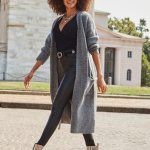 lange strickjacke