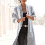 lange strickjacke