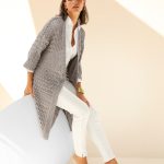 lange strickjacke