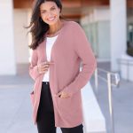 longstrickjacke damen