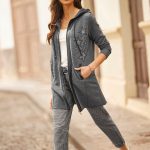 longstrickjacke damen