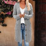 longstrickjacke damen