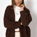 oversize strickjacke