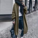 oversize strickjacke
