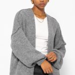 oversize strickjacke