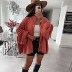 oversize strickjacke