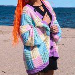 oversize strickjacke
