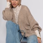 oversize strickjacke