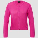 pinke strickjacke
