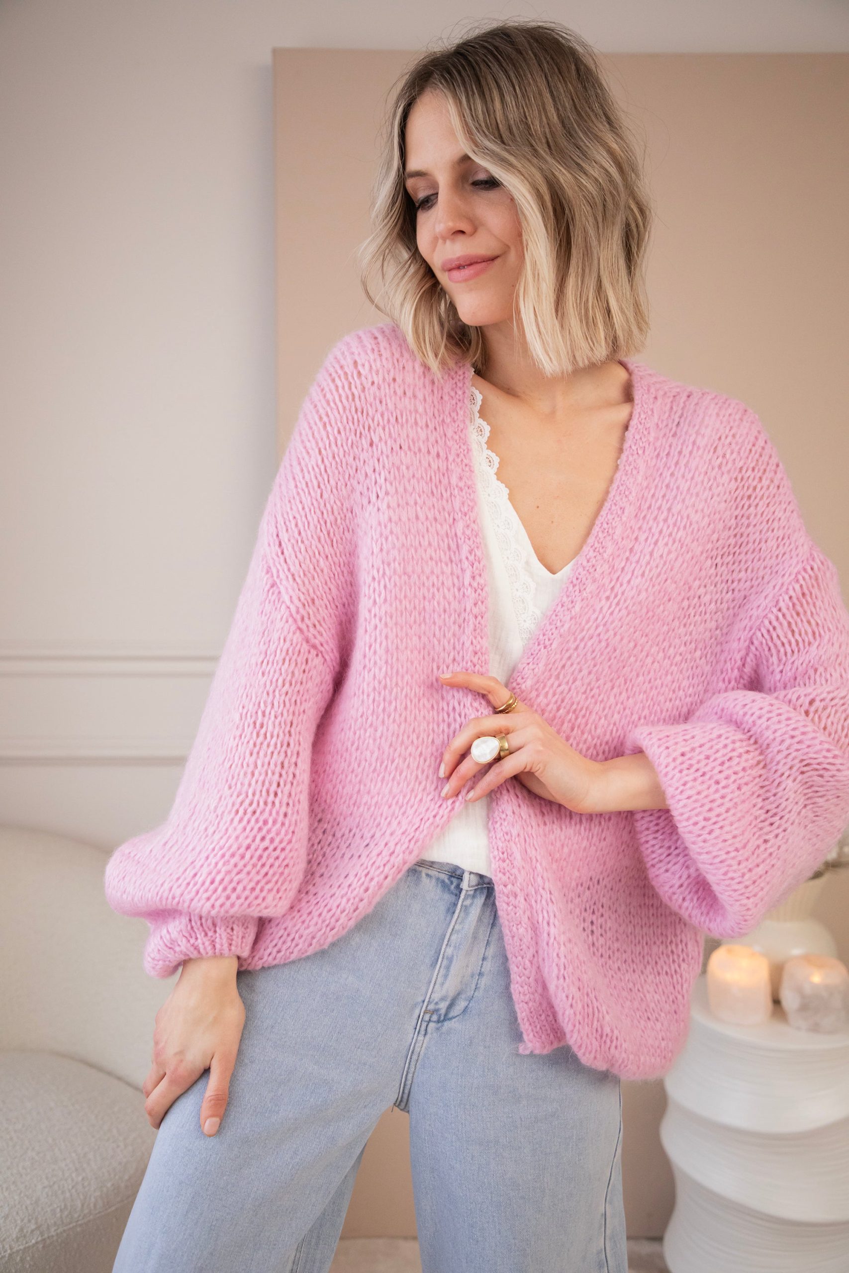 pinke-strickjacke-715fji-1.jpg pinke strickjacke – Bild 1