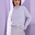 pullover mit stehkragen damen