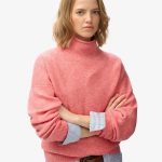 pullover mit stehkragen damen