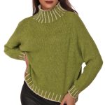 pullover mit stehkragen damen