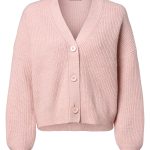 rosa strickjacke