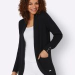 schwarze strickjacke damen
