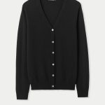 schwarze strickjacke damen