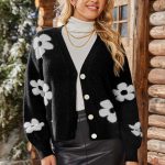 schwarzer cardigan