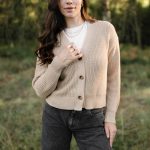 strickjacke baumwolle damen