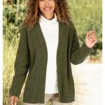strickjacke baumwolle damen