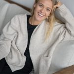 strickjacke beige