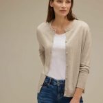strickjacke beige