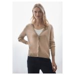 strickjacke beige damen