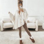 strickjacke beige damen
