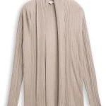 strickjacke beige damen