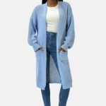 strickjacke blau