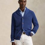 strickjacke blau