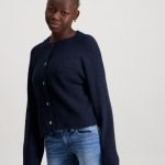 strickjacke blau