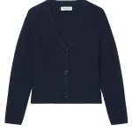 strickjacke blau damen