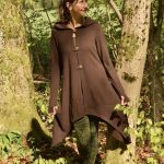 strickjacke braun