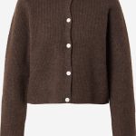 strickjacke braun