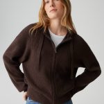 strickjacke braun