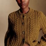 strickjacke braun