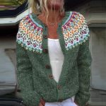strickjacke bunt
