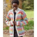 strickjacke bunt
